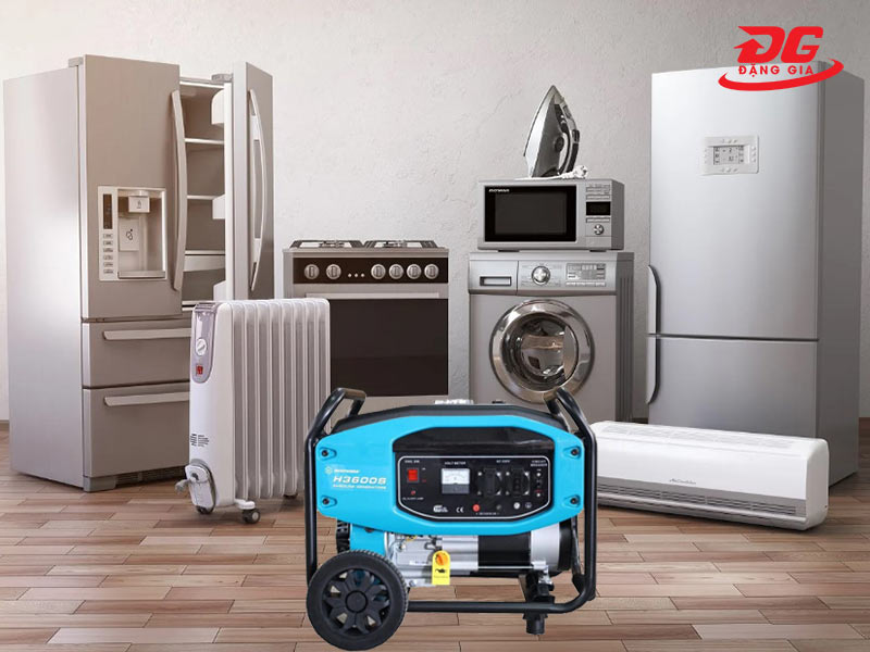 Máy phát điện 3KW chạy được nhiều thiết bị điện khác nhau