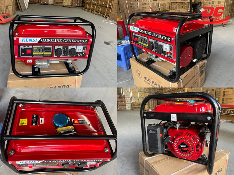 Máy phát điện 5KW chạy xăng model Kensi 6500E