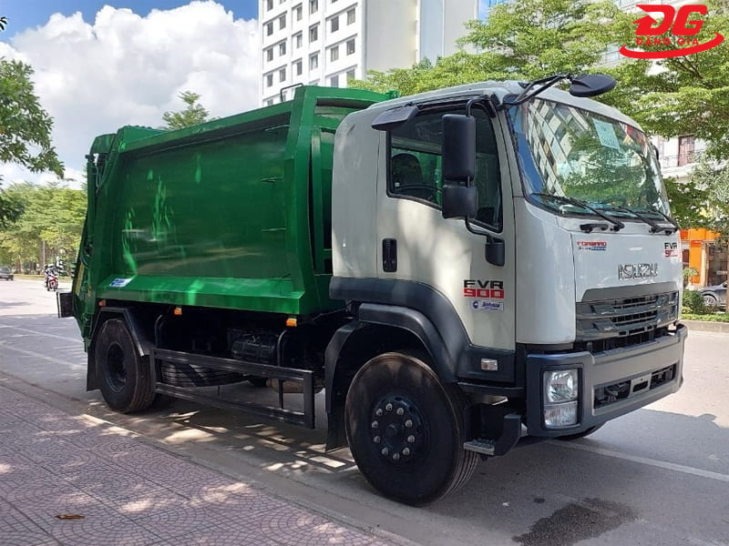 xe ép cuốn rác