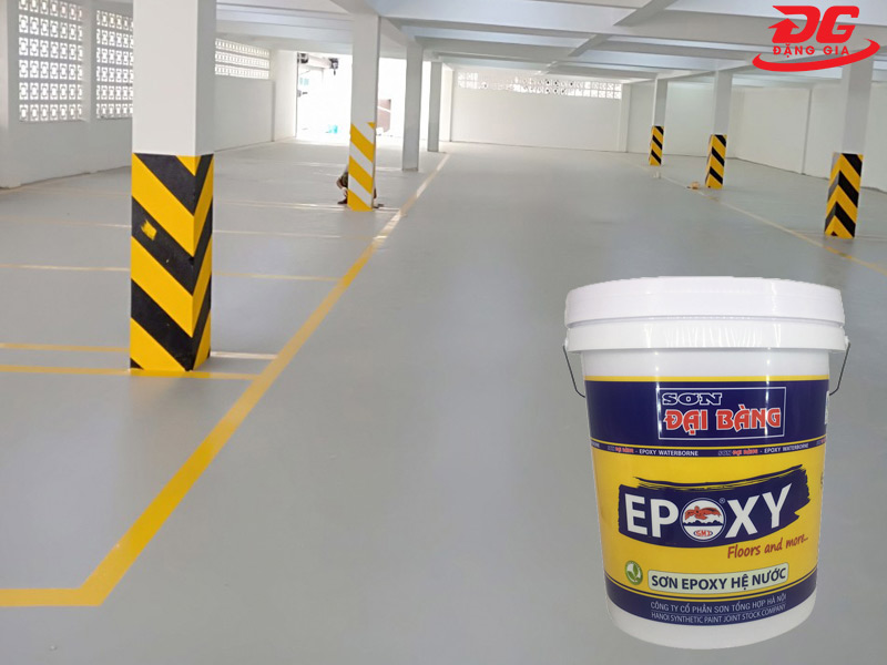 Phủ bóng sàn bê tông bằng Epoxy