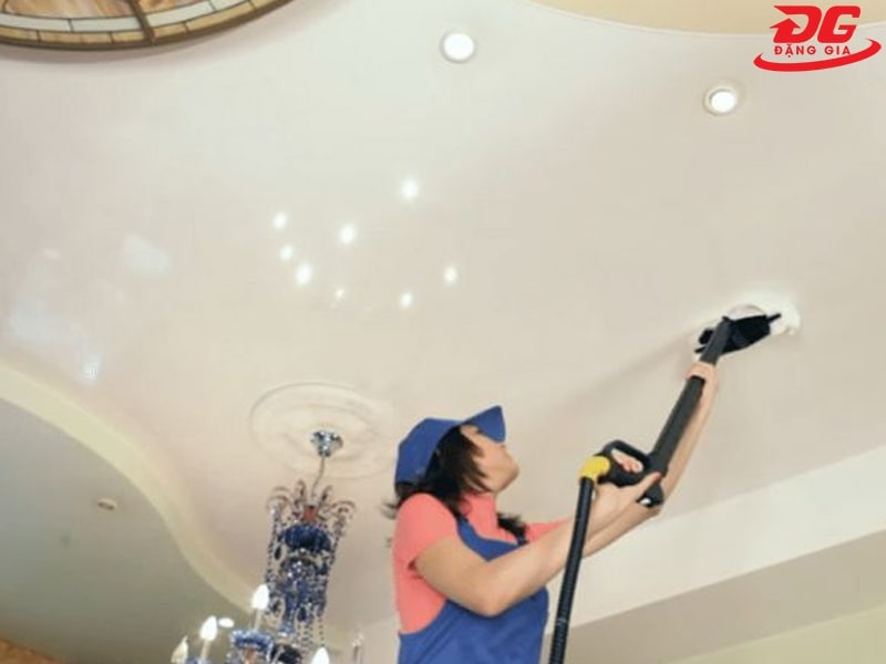 Dụng cụ vệ sinh trần nhà & cách làm sạch tường trắng như mới