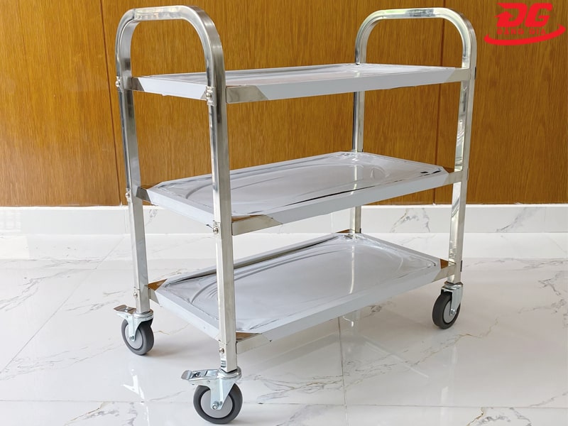 15+ Xe Đẩy 3 Tầng Nhựa, Inox chất lượng ✳️Giá tốt nhất 2024