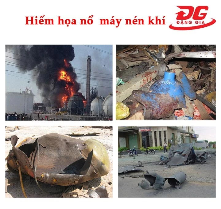 Hiểm họa nổ bình khí nén