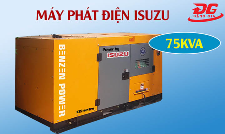 Máy phát điện 75kva Isuzu ids83t