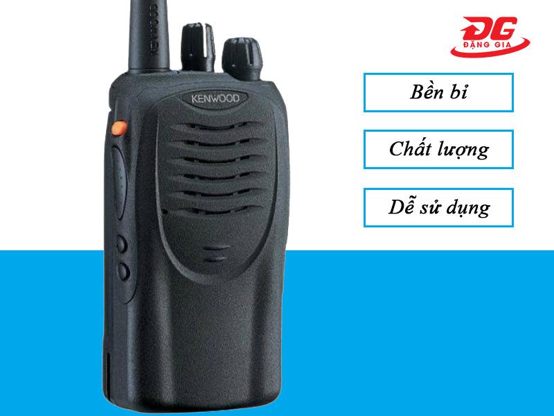 Kenwood TK2168 có kết cấu chắc chắn, bền bỉ