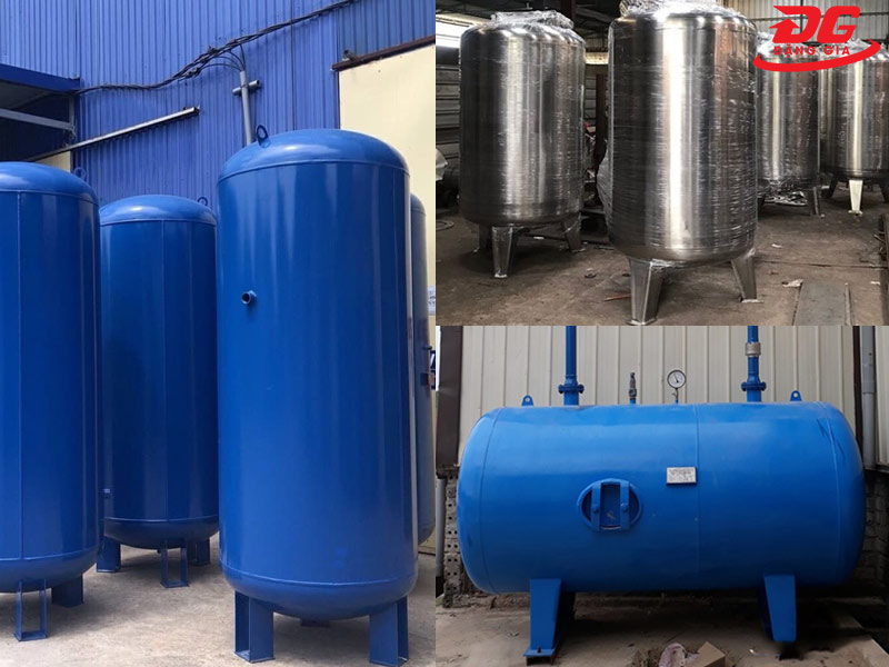 Các loại bình tích khí nén phổ biến