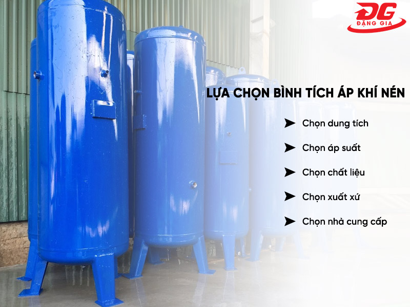 Bật mí cách chọn bình tích áp khí nén được chia sẻ từ chuyên gia