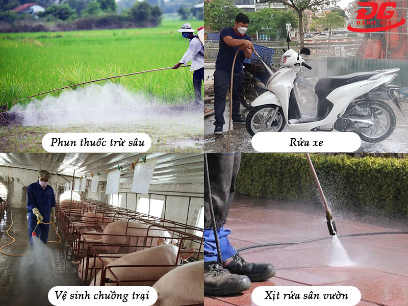 Một số ứng dụng thực tế của đầu bơm rửa xe 5HP trong đời sống