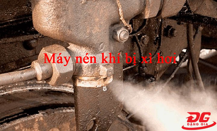 máy nén khí bị xì hơi