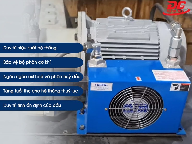 Bộ làm mát dầu thuỷ lực bằng nước: Vai trò, ứng dụng