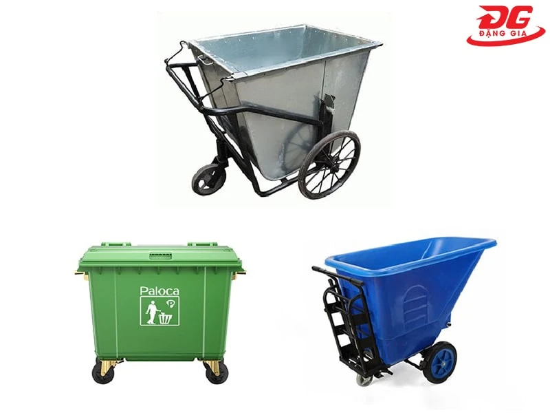 Báo giá xe thu gom rác, xe chở rác 3 bánh mới nhất 2025