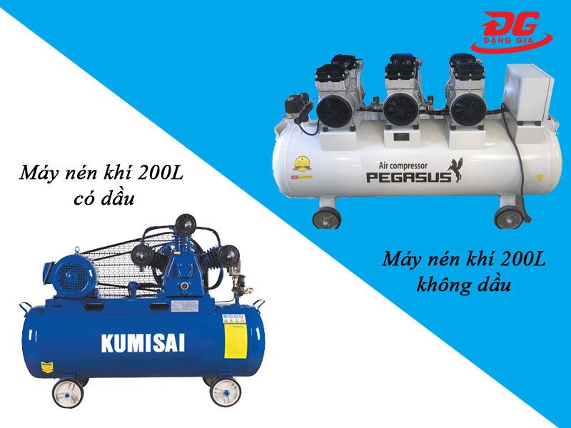 Các loại máy nén khí 200L
