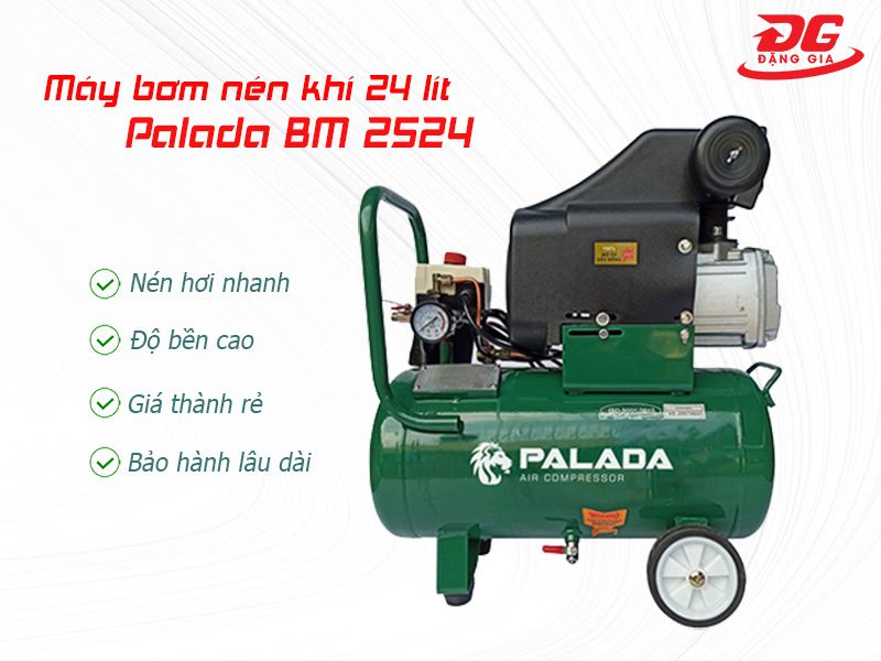 Máy bơm nén khí 24 lít Palada BM 2524