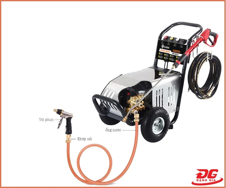 Hướng dẫn lắp vòi xịt rửa xe