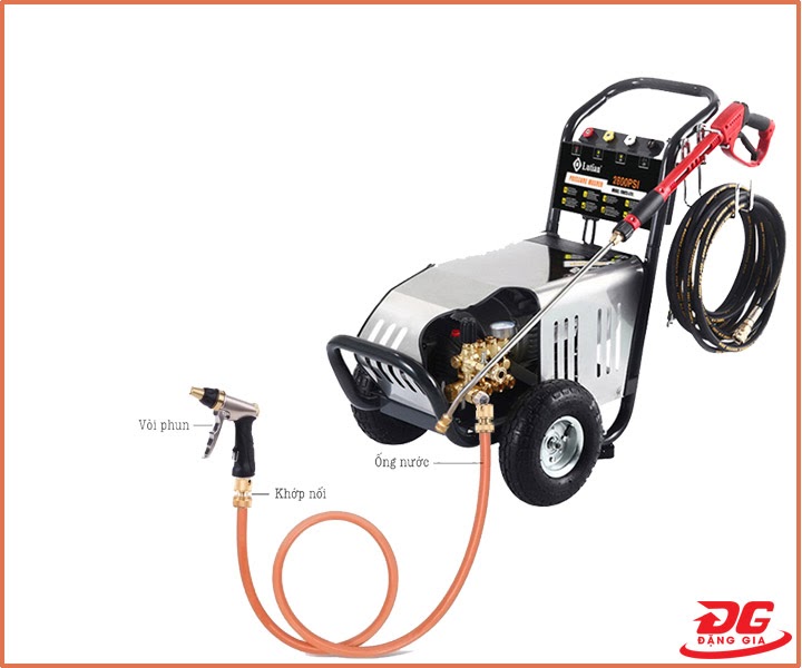 Hướng dẫn lắp vòi xịt rửa xe
