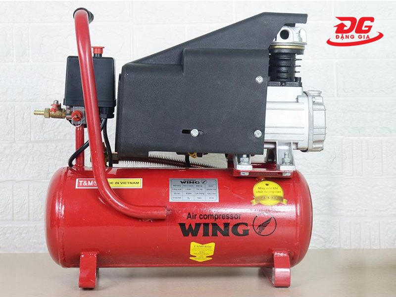 Máy bơm hơi 1.5HP Wing TM-0.1/8-9L có thiết kế nhỏ gọn