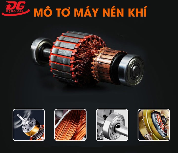 Mô-tơ máy nén khí mini phun sơn
