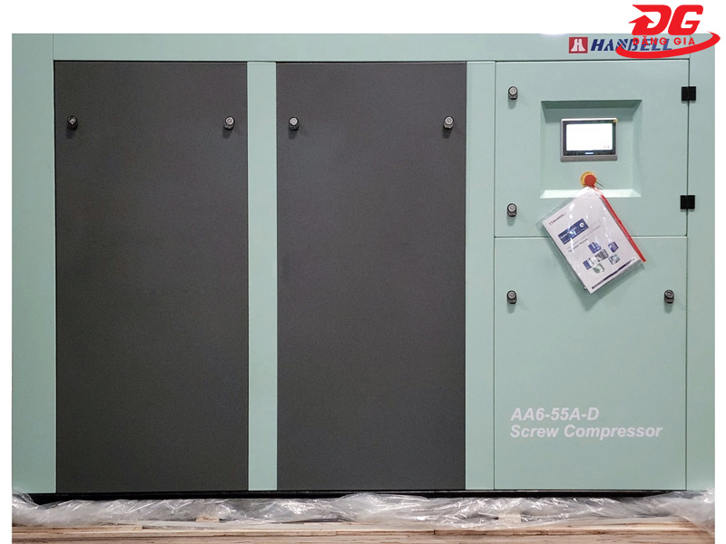 Máy nén khí trục vít 55kW 2 cấp nén Hanbell AA6-55A-D