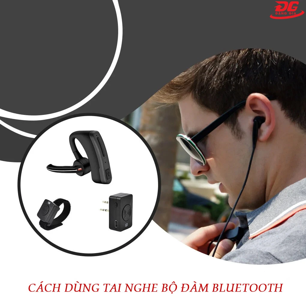 Tai Nghe Không Dây Bluetooth cho Bộ Đàm Chính Hãng