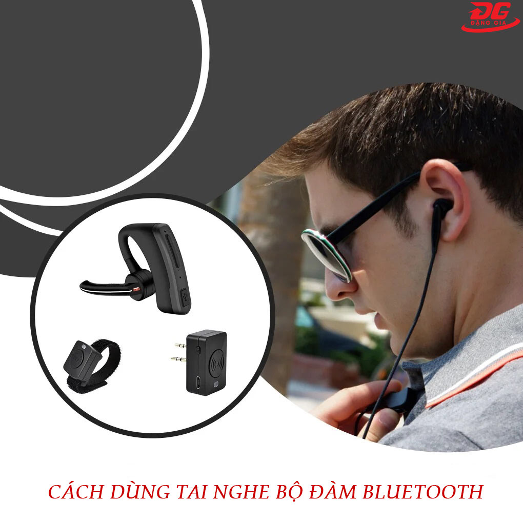 Tai Nghe Không Dây Bluetooth cho Bộ Đàm Chính Hãng