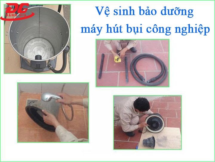 vệ sinh, bảo dưỡng máy hút bụi công nghiệp thường xuyên