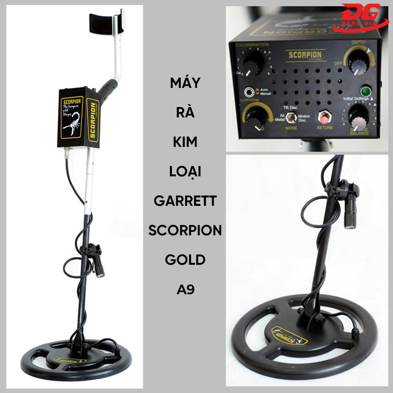 Máy rà kim loại Garrett Scorpion Gold A9
