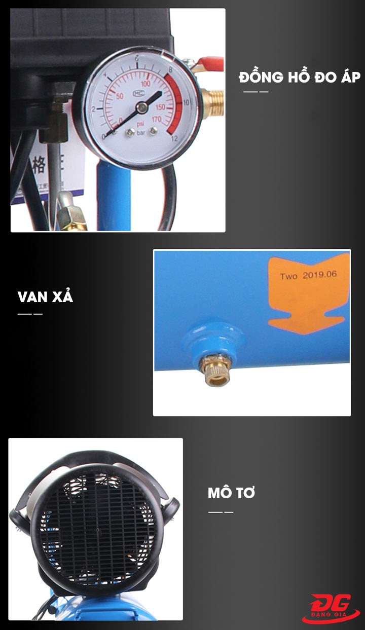cấu tạo máy nén khí mini