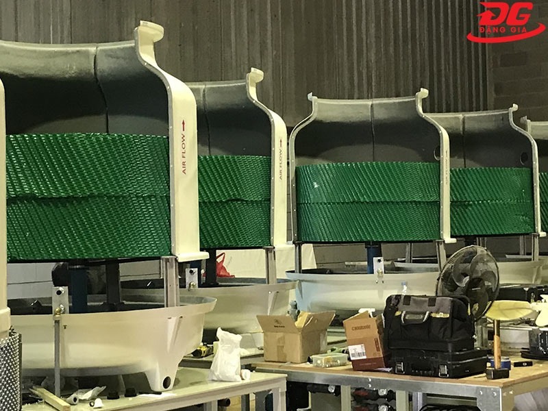 Khối đệm có vai trò quan trọng trong tháp giải nhiệt