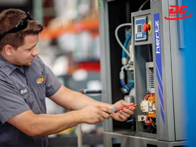 [Xử lý] Máy nén khí trục vít bị nóng trong một nốt nhạc