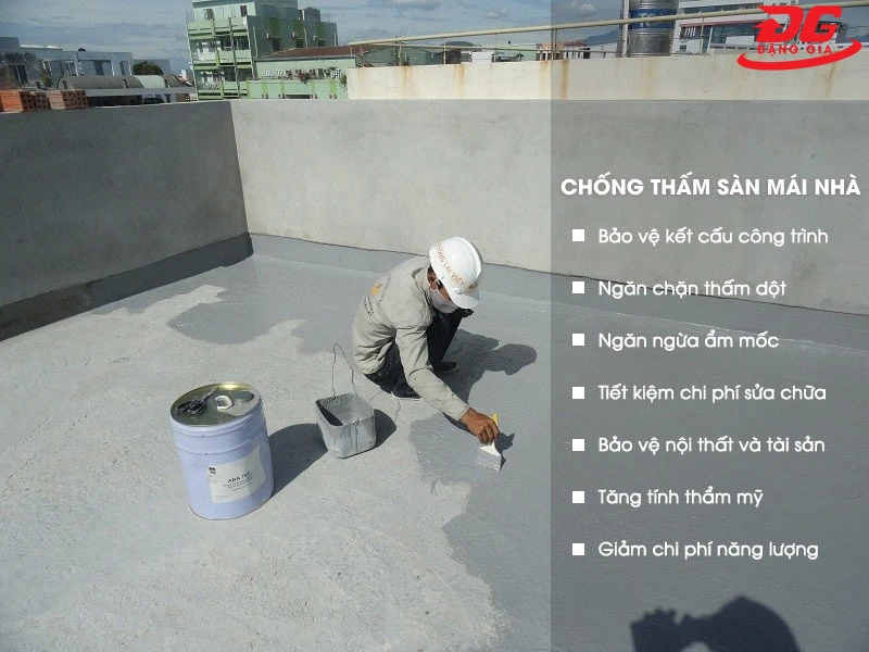 Cách chống thấm sàn mái bê tông triệt để bền trên 30 năm