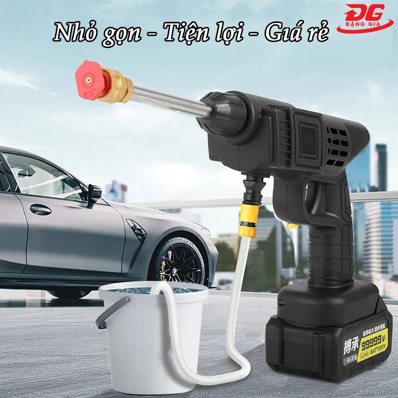 Máy rửa xe tưới cây dùng pin 24V giá rẻ, chất lượng cao