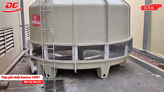 Video Thi công tháp giải nhiệt Kumisai  KMS 100RT