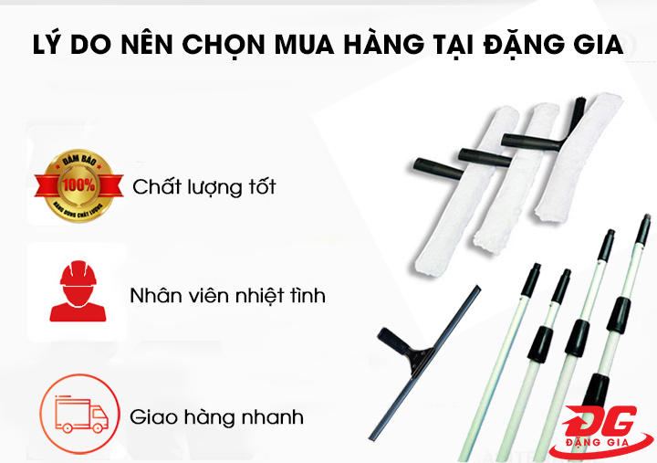 mua bộ dụng cụ lau kính tại điện máy Đặng Gia
