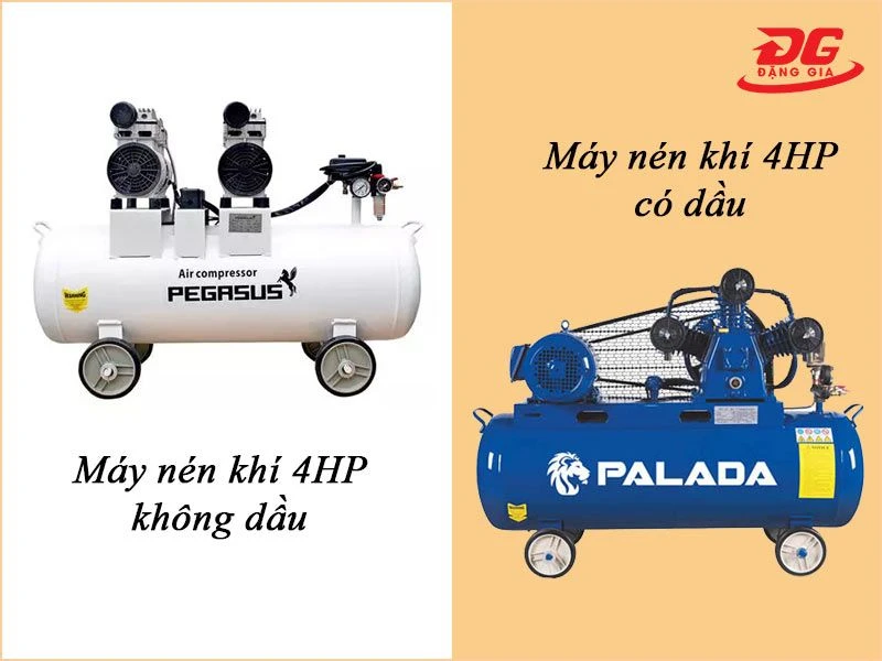 Các loại máy nén khí 4HP phổ biến
