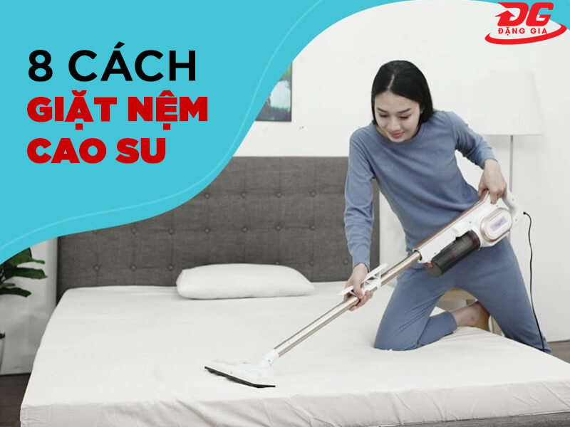 giặt nệm cao su