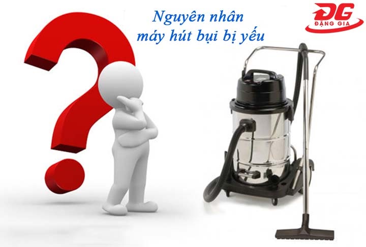 máy hút bụi bị yếu