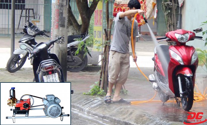 Vận hành máy rửa xe dây đai