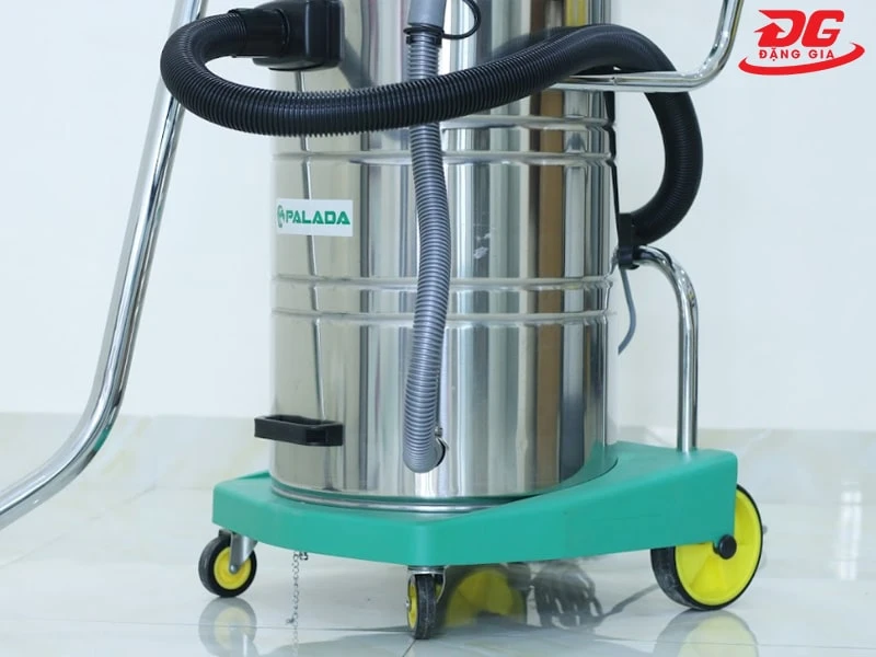 máy hút bụi công nghiệp 80 lít thiết kế bánh xe chắc chắn