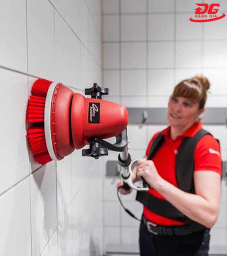 thiết kế máy chà sàn mini Motor Scrubber