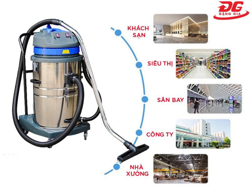 máy hút bụi khô và ướt chính hãng