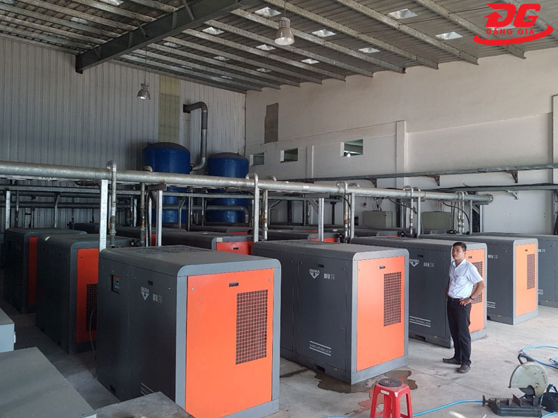 Máy nén khí trục vít - sản phẩm nổi bật của Buma