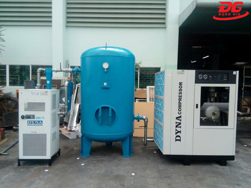 Máy nén khí trục vít Dyna là sản phẩm được thị trường Việt ưa chuộng