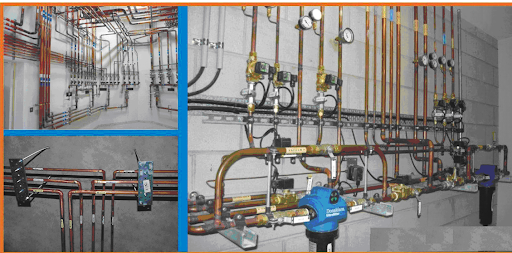Kích thước của ống dẫn phụ thuộc vào khoảng cách giữa máy nén khí với thiết bị 