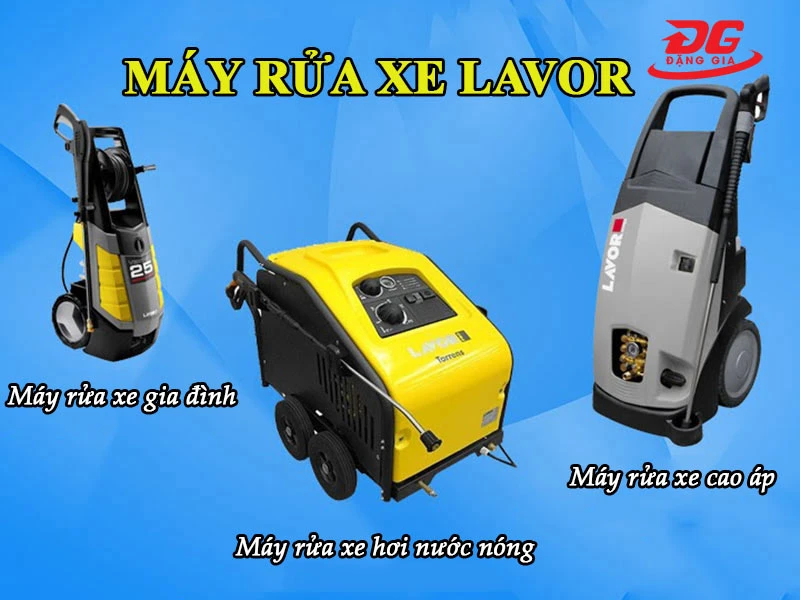 Các dòng máy xịt rửa xe Lavor