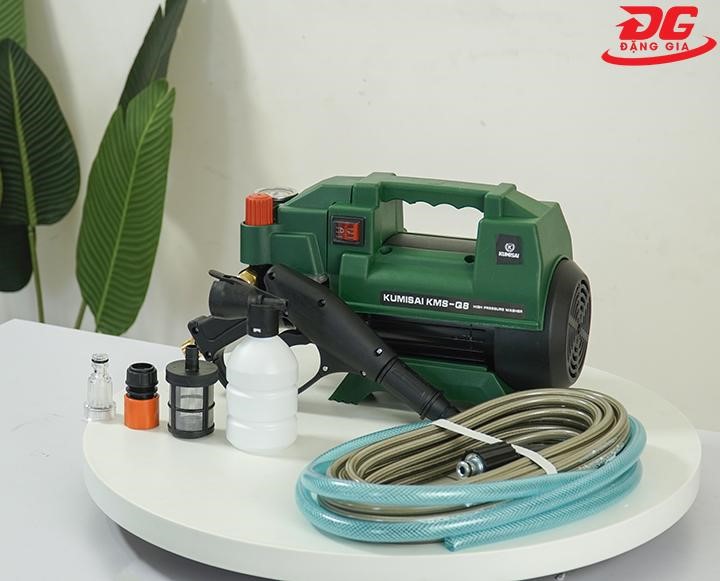 Máy rửa xe gia đình Kumisai KMS Q8 (có chỉnh áp)