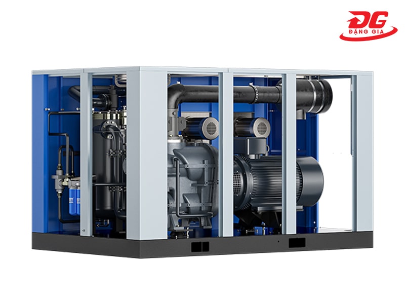 Máy nén khí trục vít 2 cấp công suất lớn