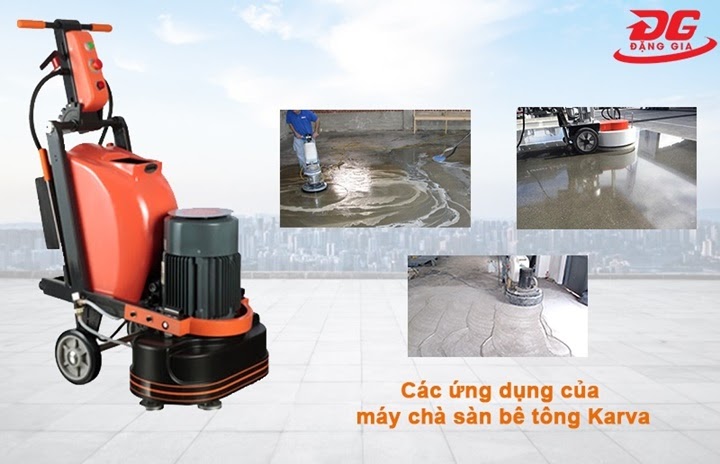 Các ứng dụng của máy chà sàn Karva
