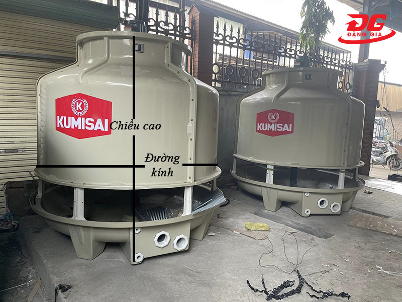 Kích thước tháp giải nhiệt