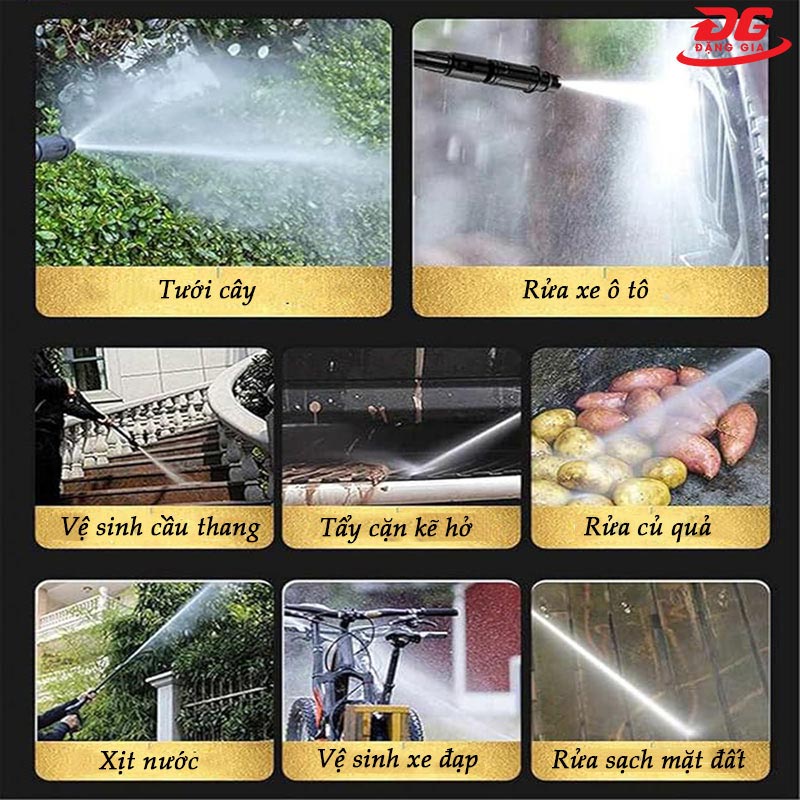 Các ứng dụng của máy bơm rửa xe Haloshi trong đời sống