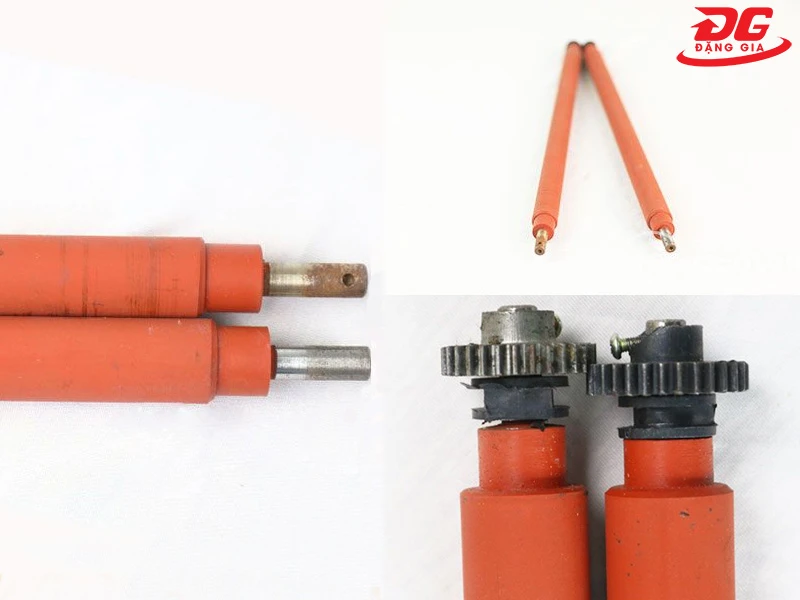 Rulo máy ép Plastic có dạng trụ dài